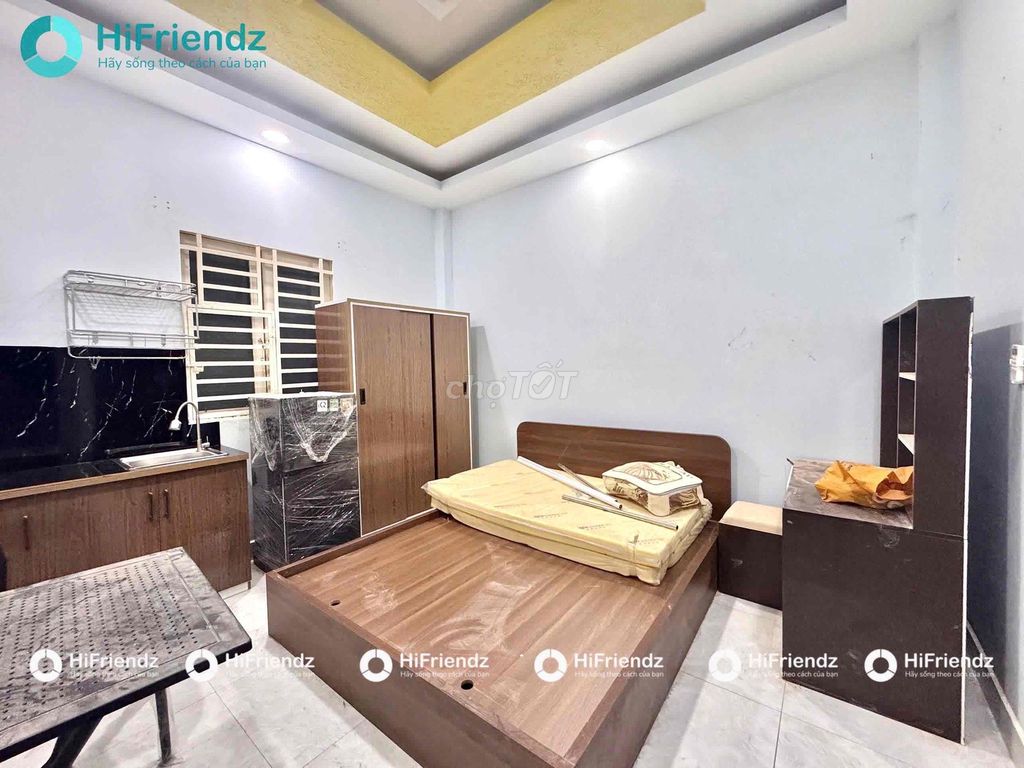 Phòng cho thuê Bùi Điền Quận 8 20m² giá 4.3 triệu - Full nội thất, giờ giấc tự do!