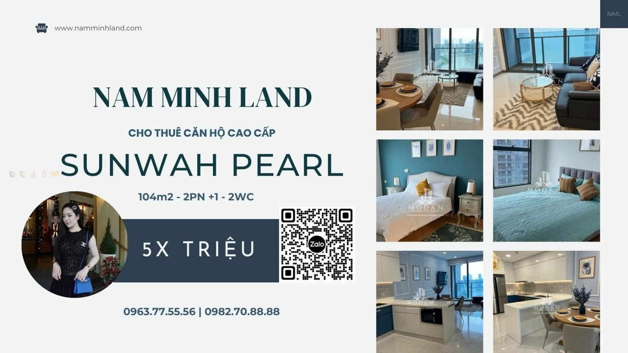 Căn hộ Sunwah Pearl Bình Thạnh 104m² giá 50 triệu - View sông cực đẹp!