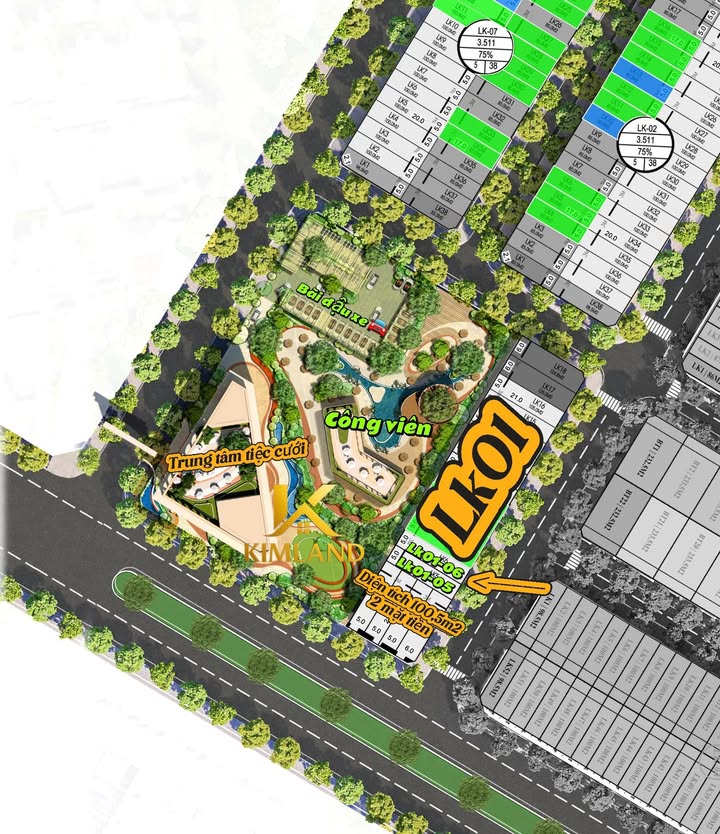 Nhà liền kề Phú Giá - Mỹ Hào, Hưng Yên 100m² - 2 mặt tiền view công viên cực hiếm!