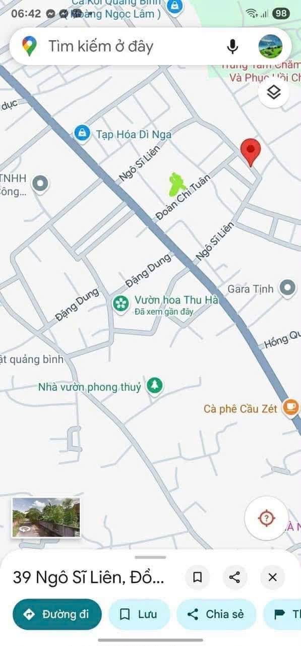 Lô đất biệt thự Đồng Sơn, Ngô Sỹ Liên 125m² giá 500 triệu - Cơ hội đầu tư hấp dẫn!