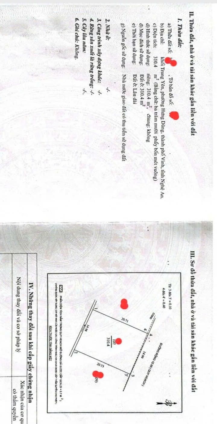 Đất biệt thự Trường Vinh, Vinh 310m² giá 22 tỷ - Vị trí đắc địa hiếm có!