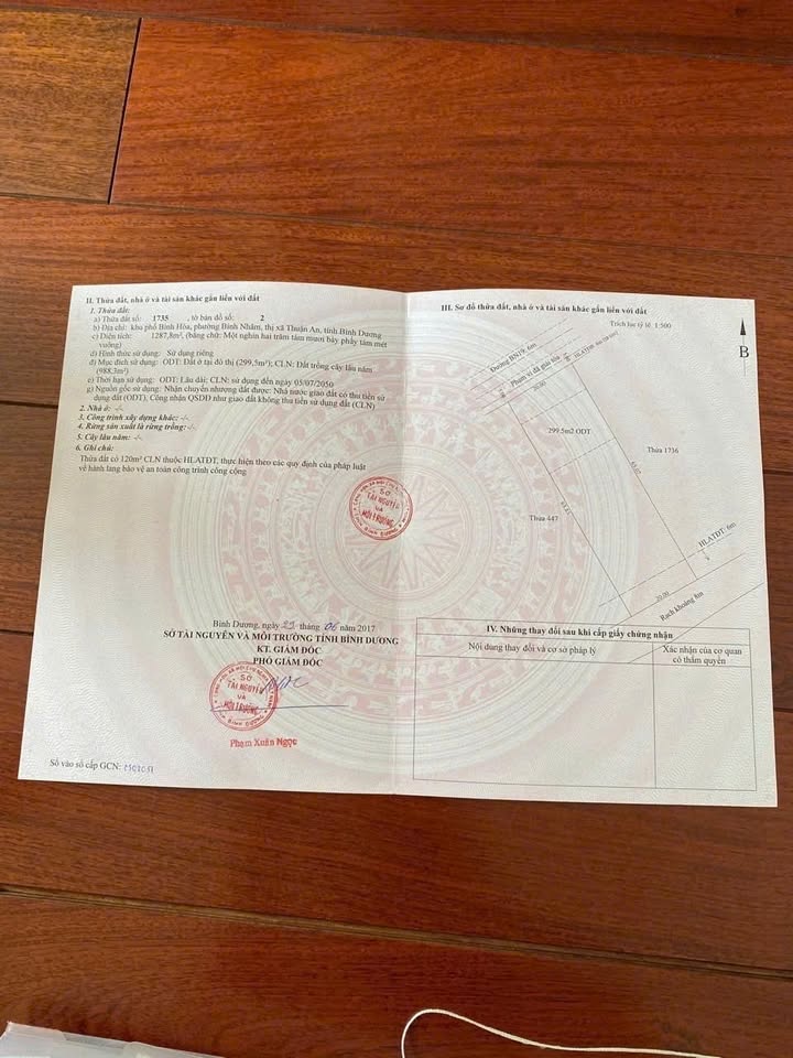 Đất mặt tiền Bình Nhâm 19 - 3454m² giá chỉ 58.7 tỷ - Tiềm năng kinh doanh lớn!