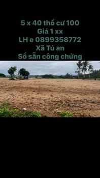 Đất nền 200m² xã Tú An, An Khê, Gia Lai - Sổ đỏ chính chủ, thổ cư 100%!