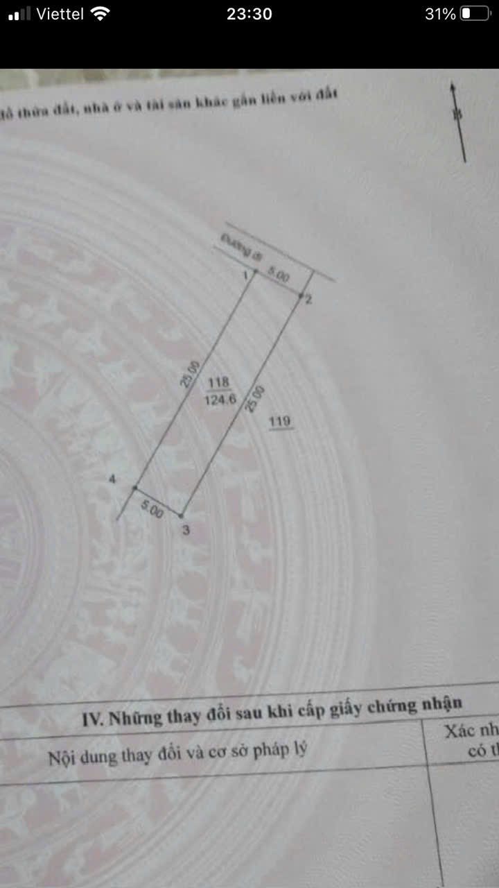 Đất nền Hạ Bằng Thạch Thất 124.6m² giá 4.98 tỷ - Đầu tư sinh lời ngay!