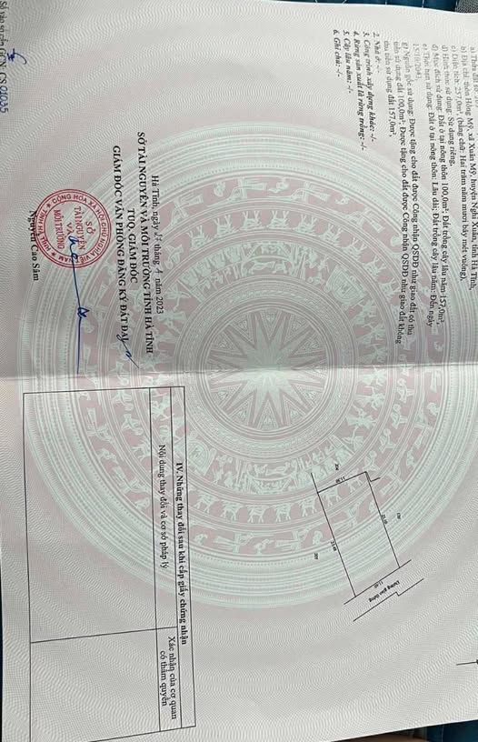 Đất thổ cư Hồng Mỹ, Nghi Xuân 250.8m² giá 1 tỷ - Cơ hội đầu tư tuyệt vời!