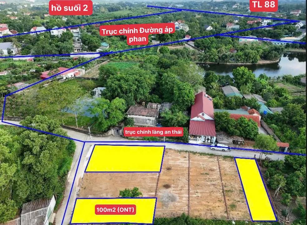 Đất nền Cẩm Lĩnh, Ba Vì 100m² giá chỉ 9,xx triệu/m² - Vị trí đẹp, đầu tư sinh lời!