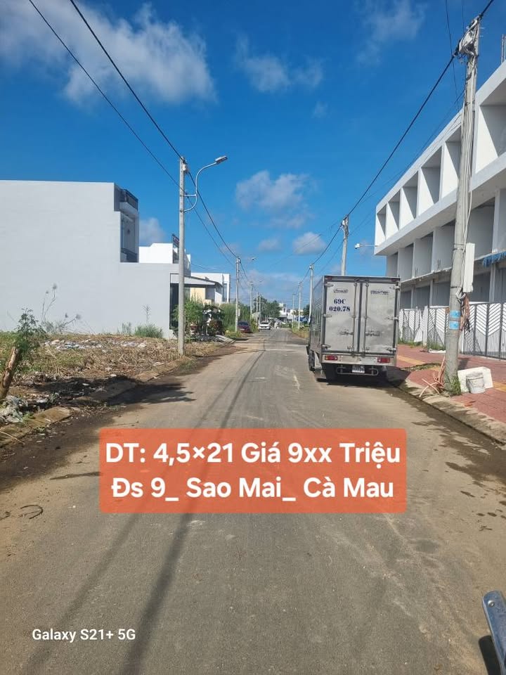 Đất nền Khu đô thị Sao Mai, Lý Văn Lâm, Cà Mau - Giá chỉ từ 1 tỷ!