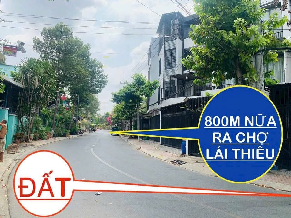 Đất mặt tiền đường Lái Thiêu 60, phường Lái Thiêu, 120m² giá 5.2 tỷ - Tiềm năng tăng giá cao!