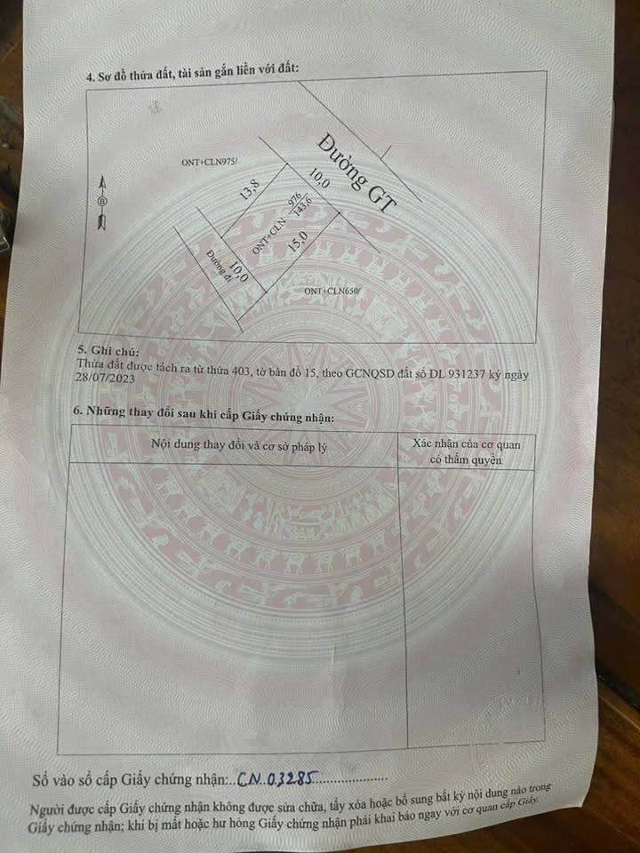 Đất nền Ngọc Trạo Thạch Thành 10m mặt tiền giá 500 triệu - Kinh doanh thuận lợi!