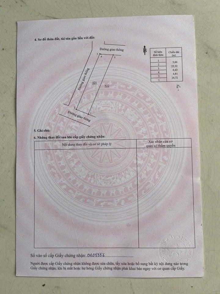 Đất nền 3 mặt tiền tại tái định cư Phú Sơn, 120m² giá 1.65 tỷ - Sổ hồng chính chủ!