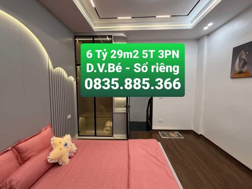 Nhà đẹp đường Dương Văn Bé, quận Hai Bà Trưng 29m² giá 6 tỷ - Sẵn sàng ở ngay!