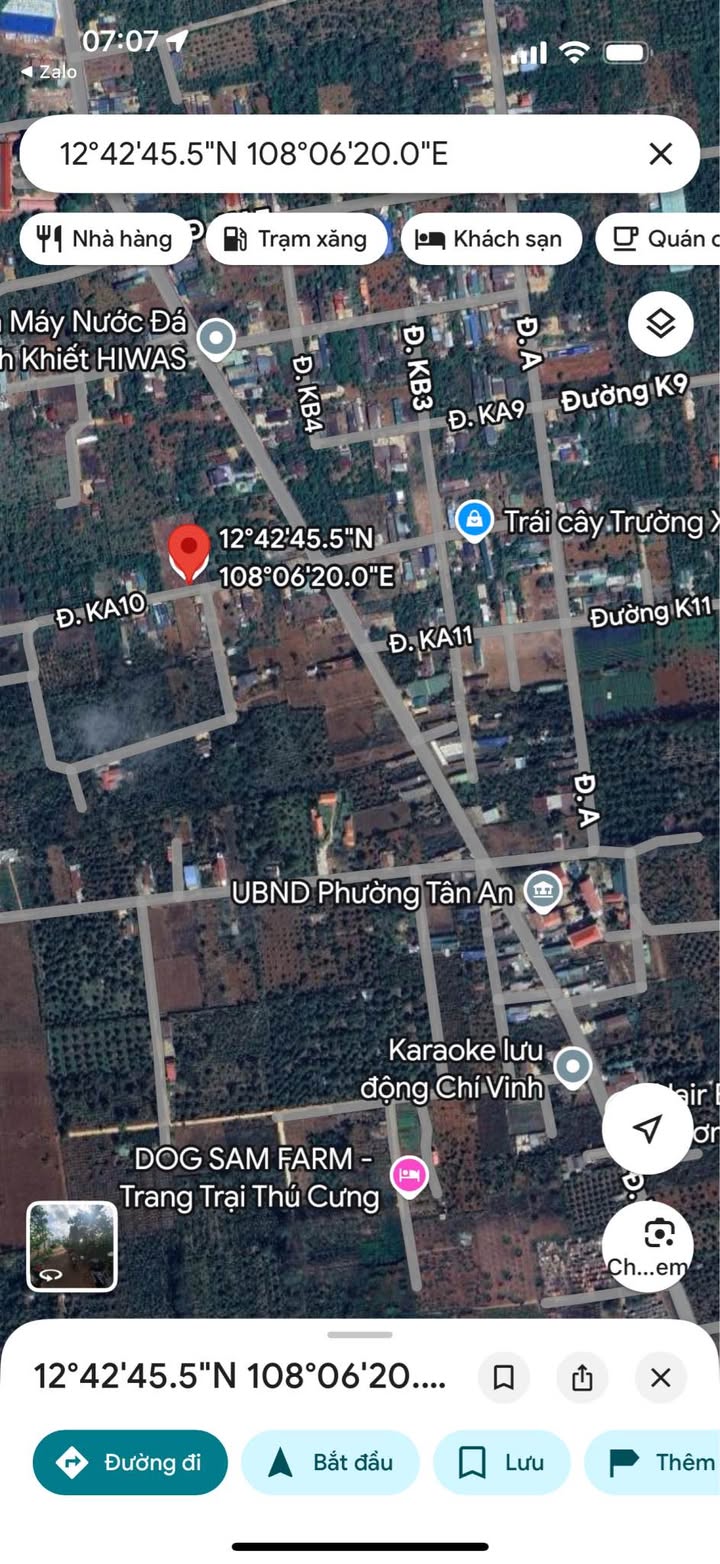 Đất mặt tiền đường KA10, phường Tân An 800m² giá 12 tỷ - Cơ hội đầu tư tuyệt vời!