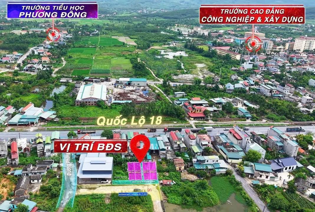 Đất nền Phương Đông Uông Bí 95m² giá 1.4 tỷ - Đầu tư sinh lời ngay!