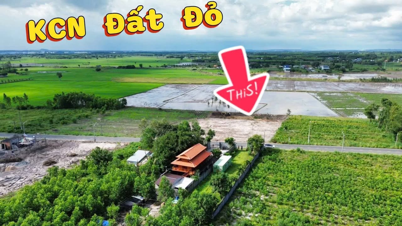 Đất nền Quốc Lộ 55 Đất Đỏ 1900m² giá 3.5 tỷ - View lúa tuyệt đẹp!