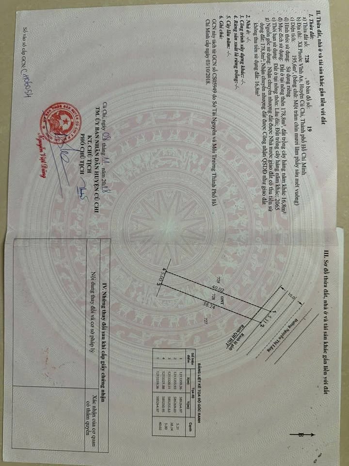 Đất nền mặt tiền Nguyễn Thị Sóc Củ Chi 200m² giá 3 tỷ - Cơ hội đầu tư sinh lời!