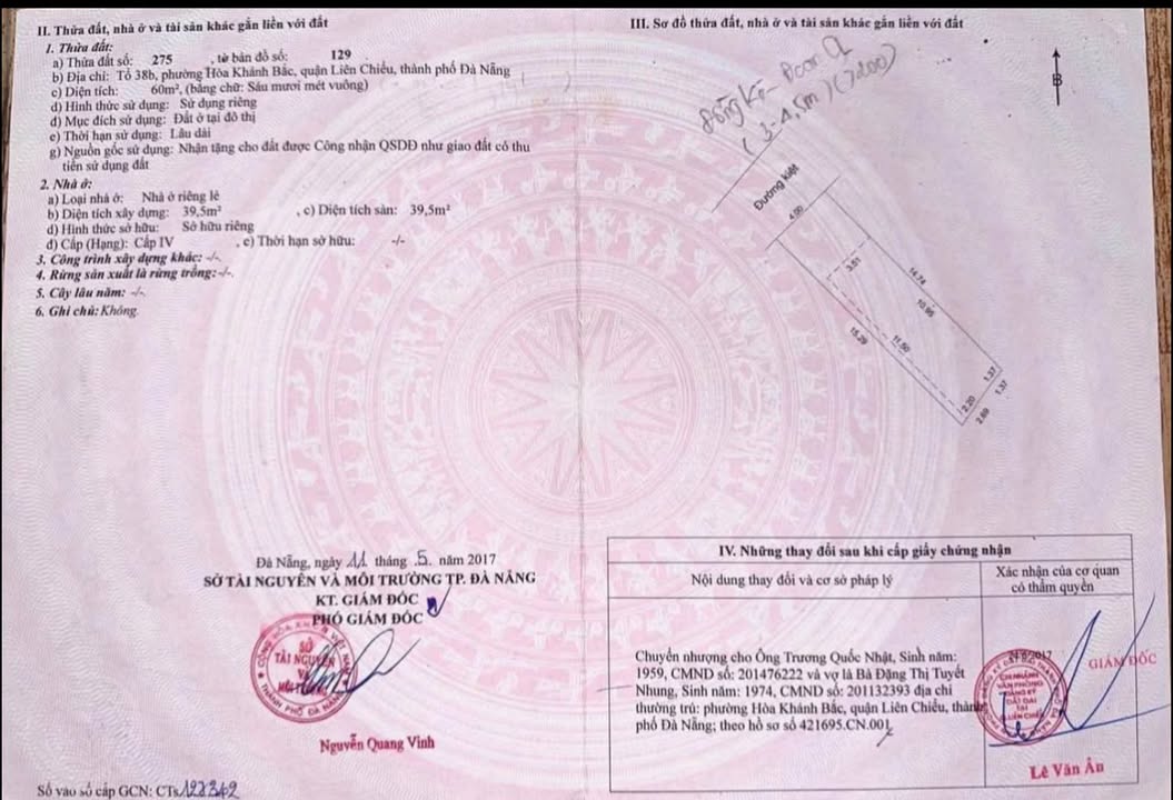 Đất nền đường Đồng Kè, Đà Nẵng 60m² giá 3.05 tỷ - Gần mặt tiền, ô tô vào tận nơi!