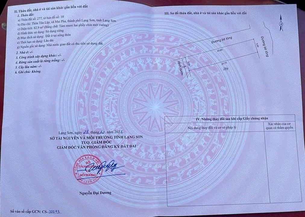 Nhà cấp 4 2 mặt tiền khu Pò Mỏ, phường Đông Kinh 82m² giá 1.85 tỷ - Kinh doanh tiện lợi!