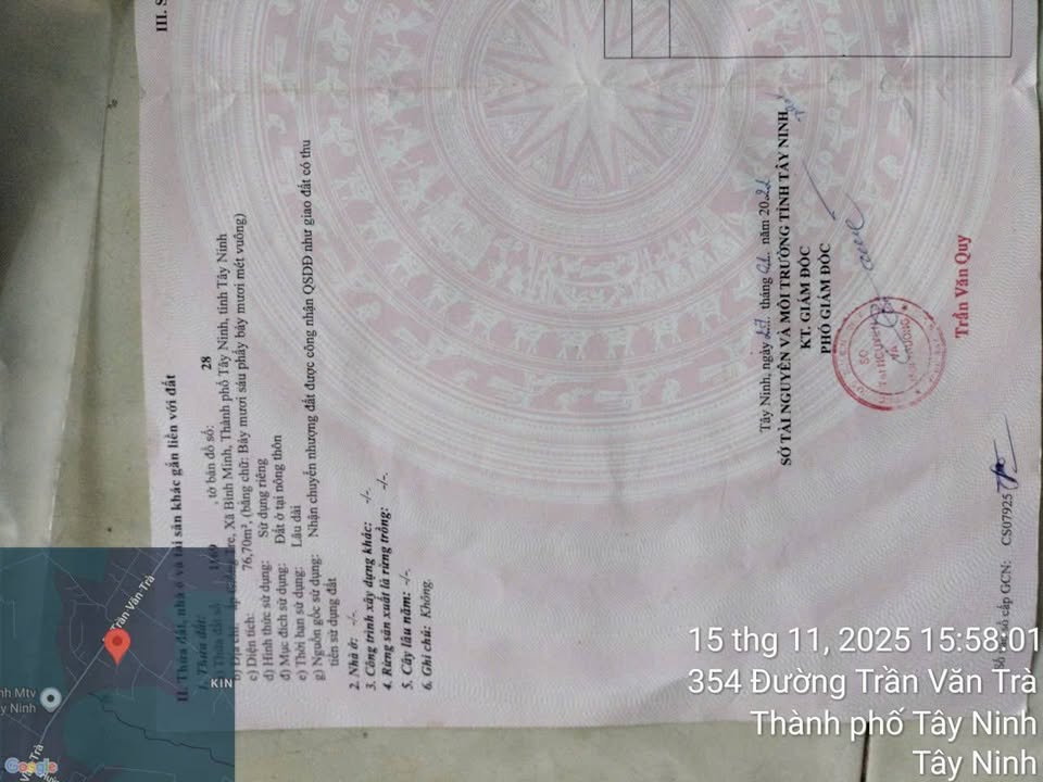 Nhà mặt tiền đường bê tông Giồng Tre, Bình Minh, Tây Ninh 75m² - Giá chỉ 600 triệu!