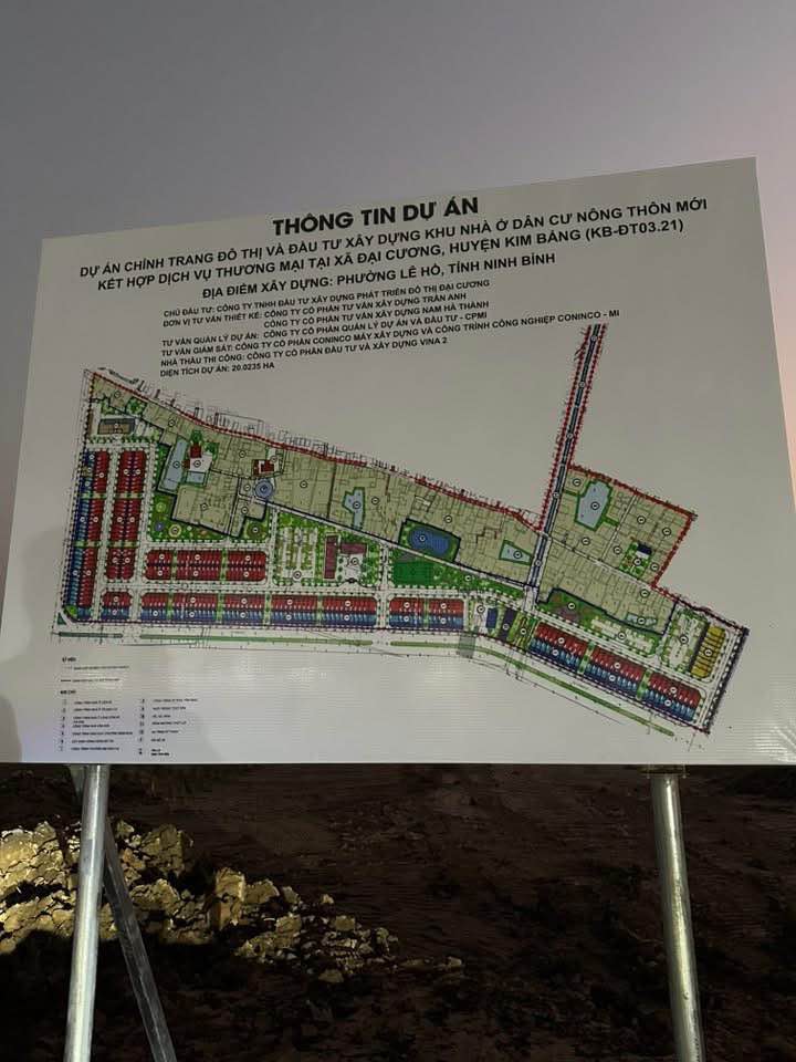 Đất đấu giá Đại Cương Kim Bảng 110m² giá chỉ 3.75 tỷ - Mặt tiền 5.5m, cơ hội đầu tư tốt!