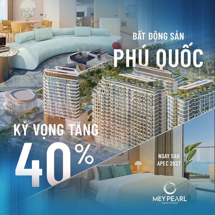 Căn hộ MeyPearl Harmony Phú Quốc 17.409m² giá từ 2-4 tỷ - Đầu tư sinh lời hấp dẫn!