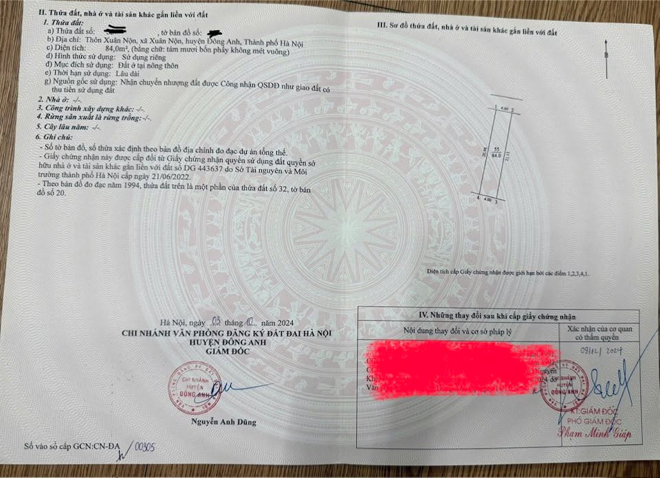 Lô đất Xuân Nộn 84m² giá 5.208 tỷ - Đầu tư sinh lời ngay!