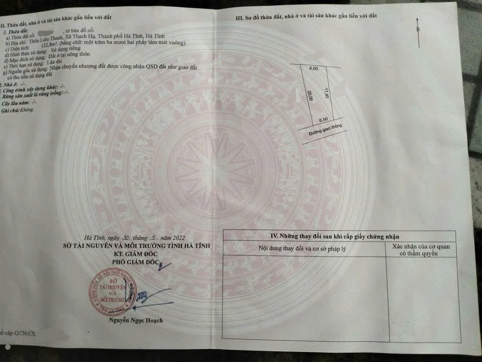 Đất nền Trần Phú, Hà Tĩnh 170m² giá 1.9 tỷ - Đầu tư sinh lời cao!