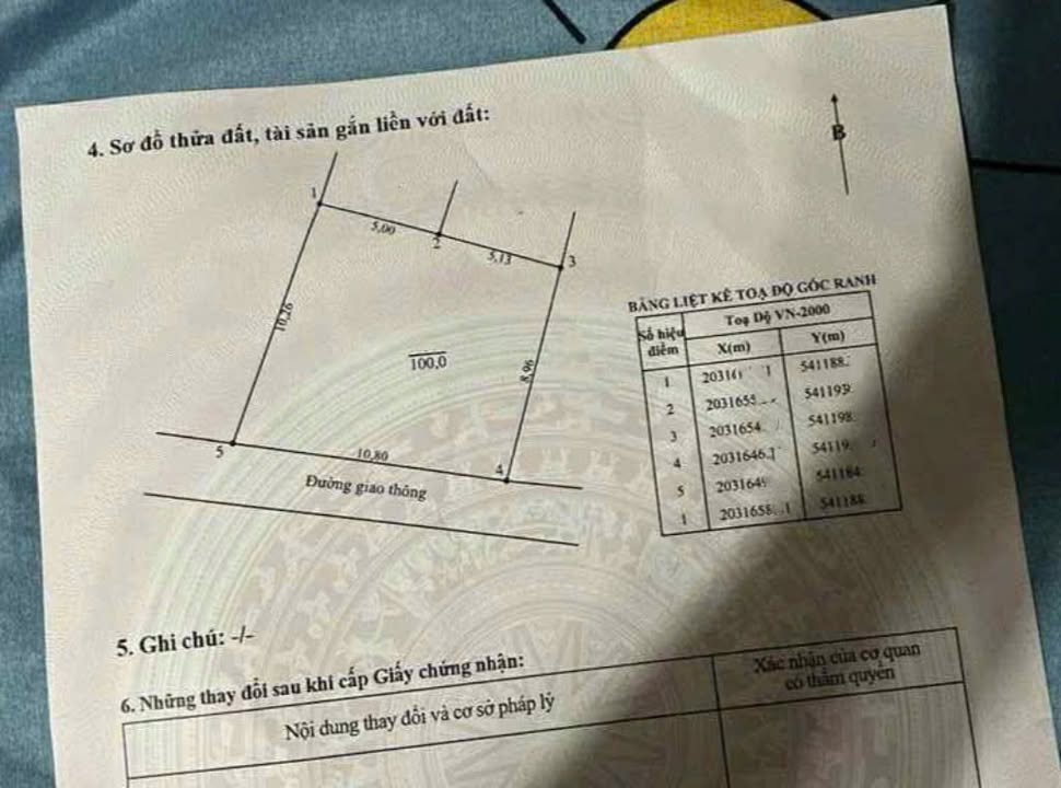 Đất TDP Hồng Hà, Trần Phú, Hà Tĩnh 100m² giá 2 tỷ - Vị trí đẹp gần chợ và công an tỉnh!