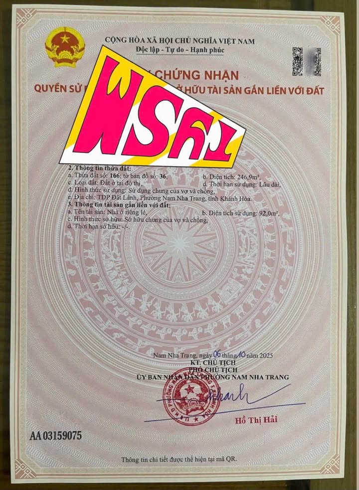 Lô góc đất Vĩnh Thái, Nha Trang 247m² giá 9.26 tỷ - Cơ hội đầu tư tuyệt vời!