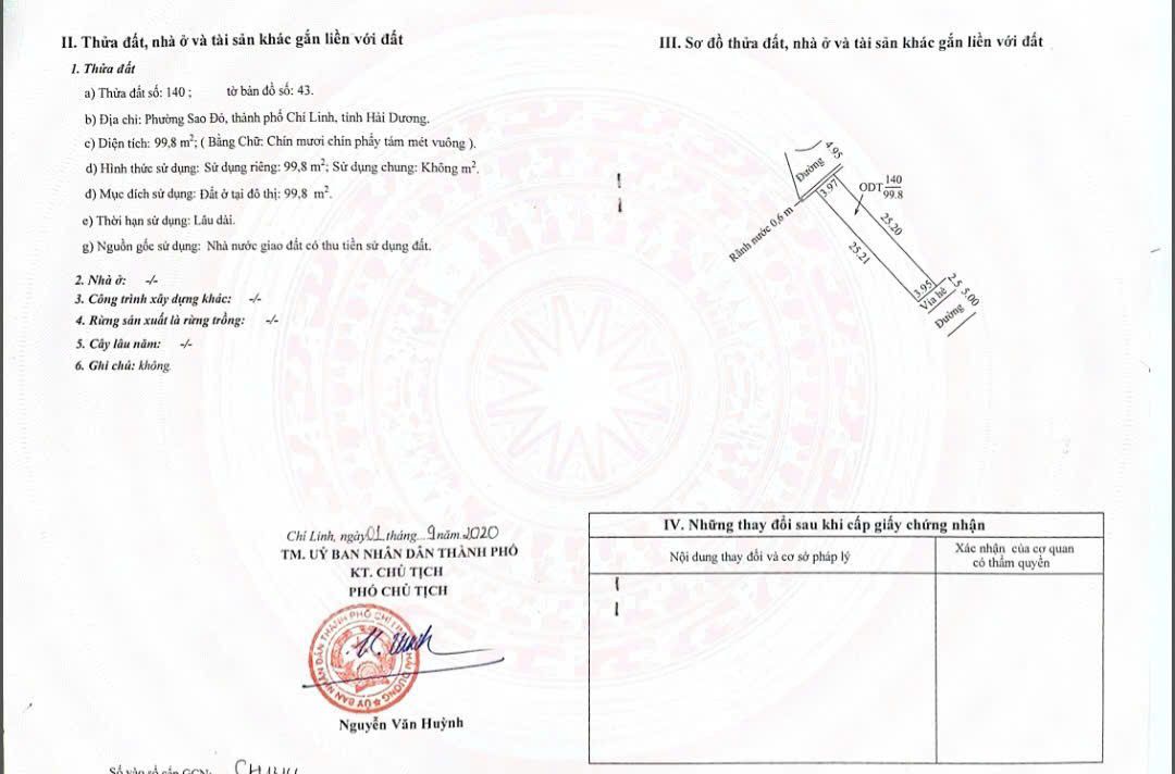 Nhà 3 tầng 1 tum phường Sao Đỏ, Chí Linh, Hải Dương 99m² giá 3 tỷ - Vị trí đắc địa, đầy đủ công năng!