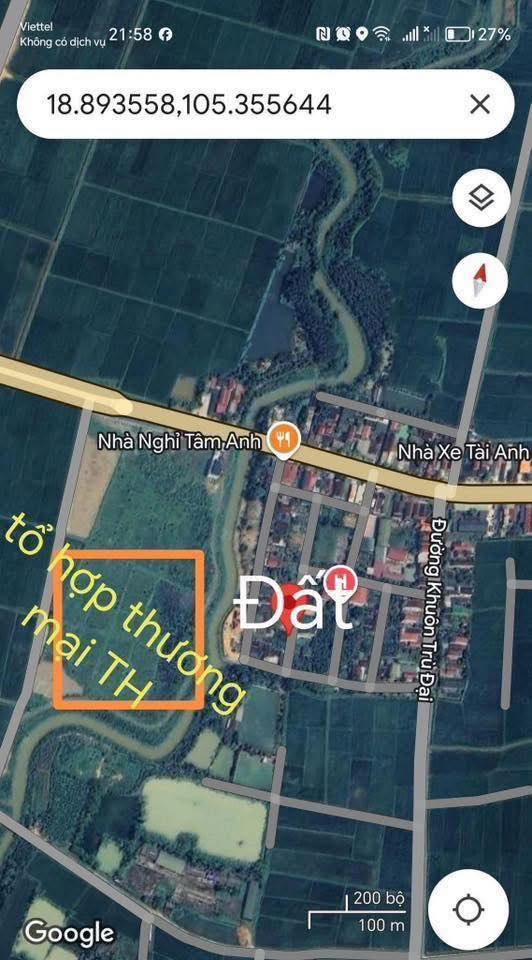 Đất Hòa Sơn, Thanh Chương 213m² giá 1 tỷ - Vị trí đắc địa gần bệnh viện!