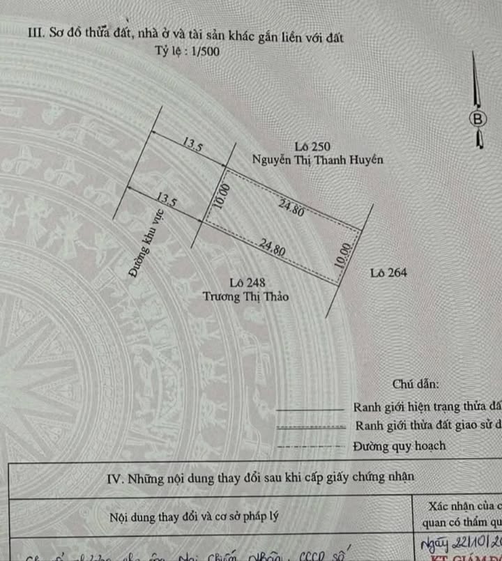 Đất nền Khu dân cư Trần Nguyên Hãn 248m² giá 1.6 tỷ - Đầu tư sinh lời hiệu quả!
