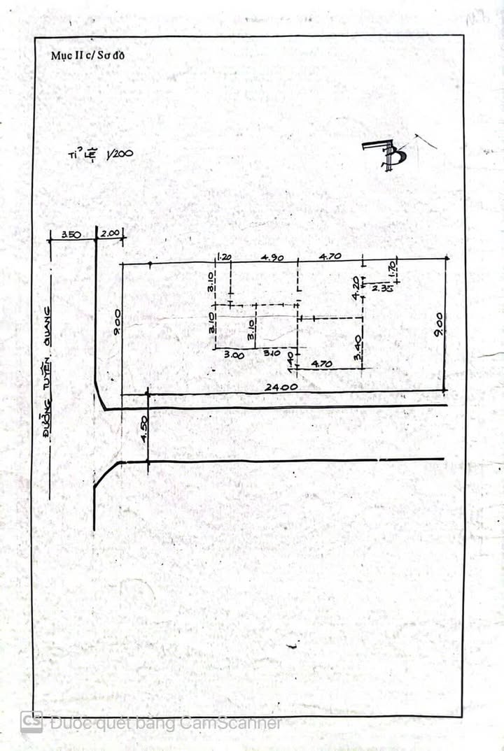 Nhà cho thuê 2 mặt tiền Tuyên Quang, Phan Thiết 216m² - Phù hợp kinh doanh đa ngành