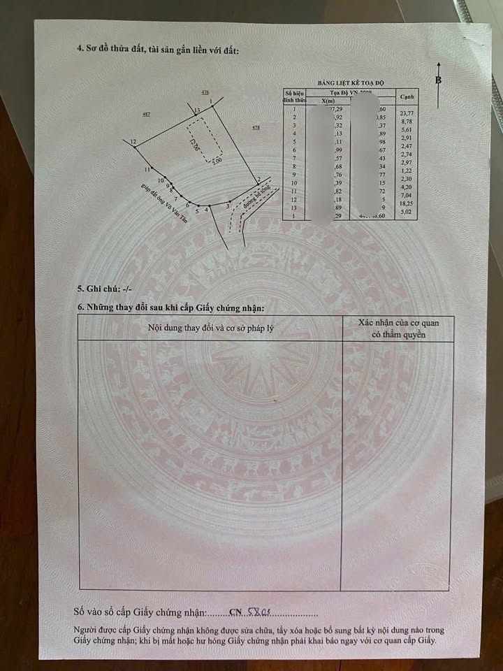 Đất thổ cư 476m² tại xã Hàm Cường, Bình Thuận - Giá chỉ 650 triệu, cơ hội vàng cho đầu tư!