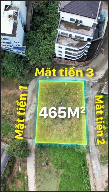 Đất nền Đà Lạt 465m² giá 8.5 tỷ - 3 mặt tiền hẻm xe hơi, đầu tư sinh lời!