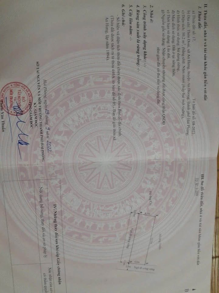 Đất nền 50m² tại An Hưng, Hải Phòng - Đầu tư sinh lời gần KCN Numura!