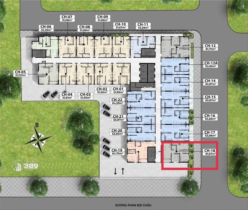 Căn hộ 3 phòng ngủ chung cư 389 Dream Home 81.67m² giá 3 tỷ - Sẵn sàng vào ở!