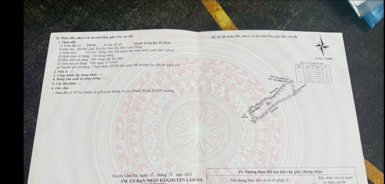 Đất nền Mê Linh 5000m² giá 2.5 tỷ - Đầu tư sinh lời ngay!