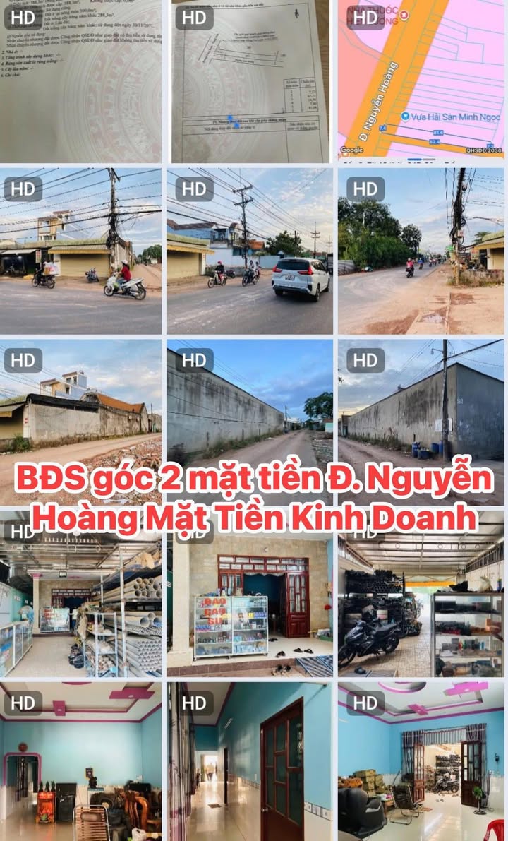 Nhà 2 mặt tiền Đ. Nguyễn Hoàng, Sông Trầu 588m² giá 8 tỷ - Vị trí đẹp, thương lượng ngay!