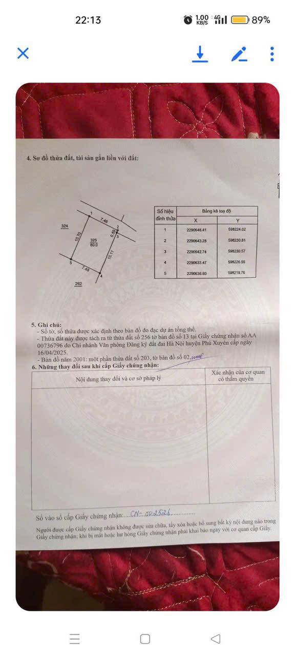 Đất nền An Bình, Phú Xuyên 80m² giá 1.45 tỷ - Ô tô vào tận nơi!