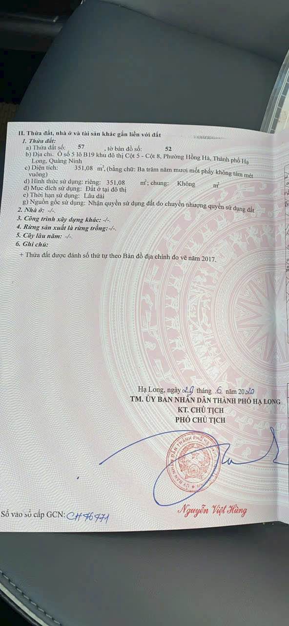 Nhà phố Hạ Long 351m² giá 8 tỷ - Mặt tiền 15m, hướng Bắc tuyệt đẹp!