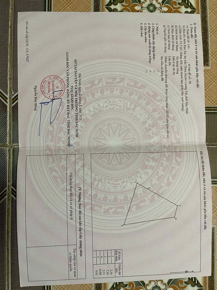 Đất nền Lương Tài 55m² giá 5 tỷ – Kinh doanh siêu lợi nhuận!