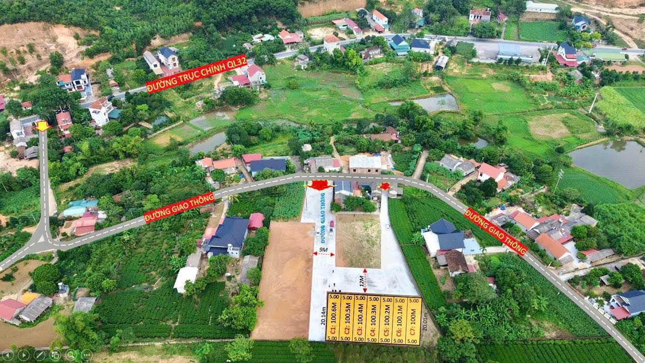 Đất nền Khu 7, xã Tề Lễ, Tam Nông, Phú Thọ 200m² giá chỉ 500 triệu - Cơ hội đầu tư tuyệt vời!