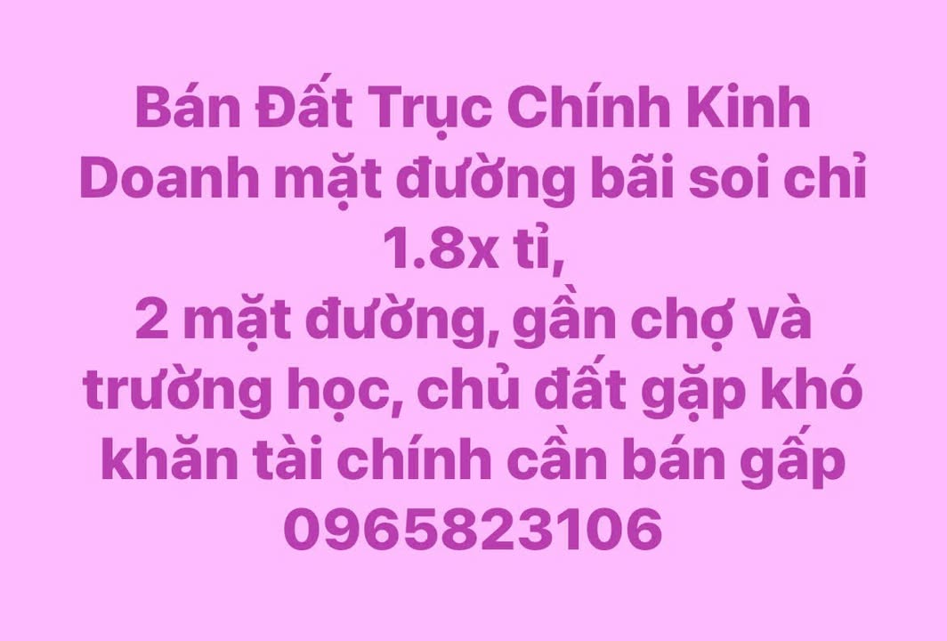 Đất nền 2 mặt đường Bãi Soi, Móng Cái 97m² giá 1,8 tỷ - Cần bán gấp!