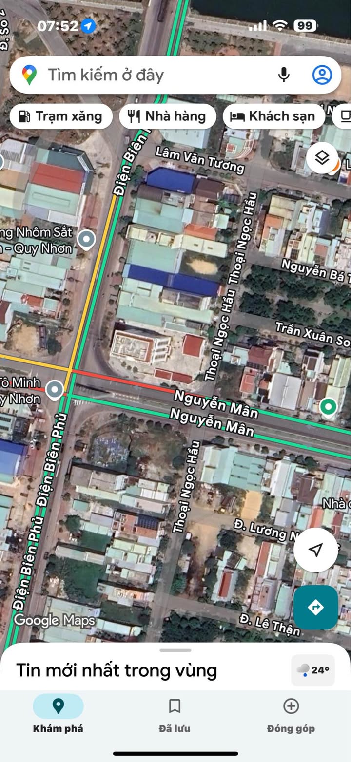 Nhà cấp 4 mặt tiền đường Điện Biên Phủ Quy Nhơn 375m² - Giá chỉ 13.125 tỷ