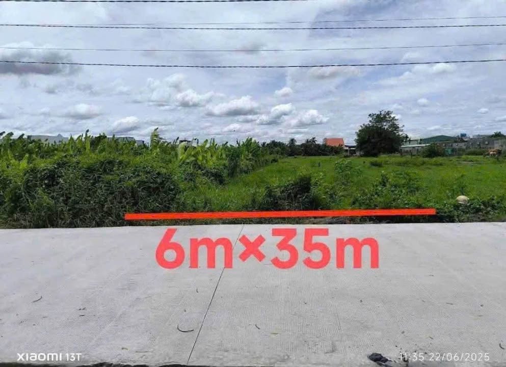 Đất thổ cư Hẻm 424 Châu Thị Kim, Tân An - 210m² chỉ 1.6 tỷ - Đầu tư sinh lời!