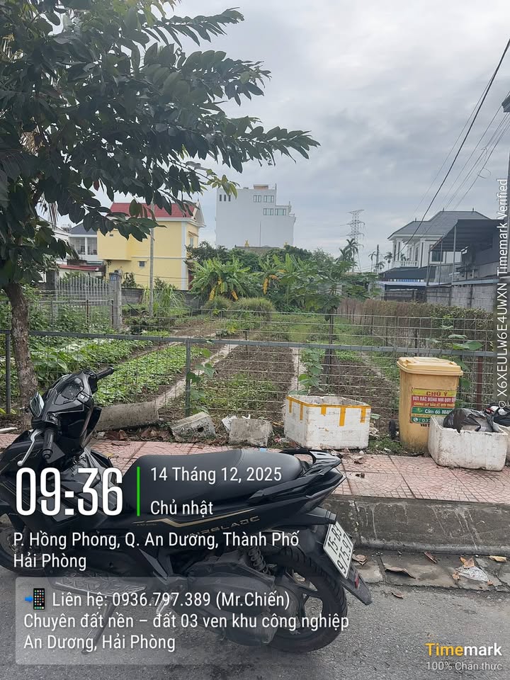 Đất nền Hồng Phong, An Dương 345m² giá chỉ 11.4 tỷ - Cơ hội đầu tư hiếm có!