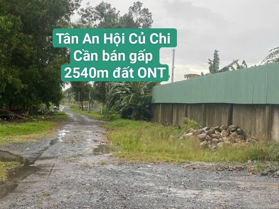 Đất nền Tân An Hội Củ Chi 2540m² giá 5 tỷ - Đầu tư sinh lời tuyệt vời!