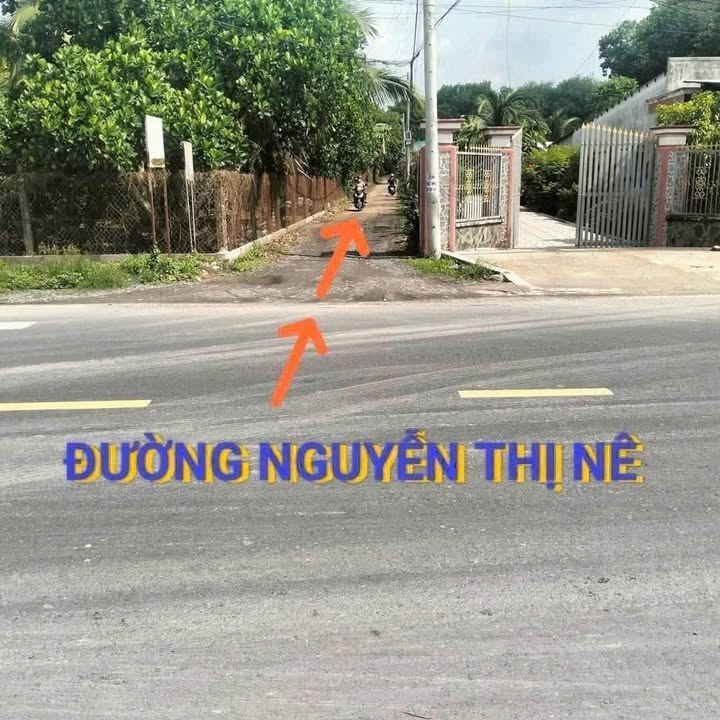 Đất thổ cư đẹp 2 mặt tiền Nguyễn Thị Nê, Củ Chi 1275m² - Giá rẻ, cơ hội đầu tư!