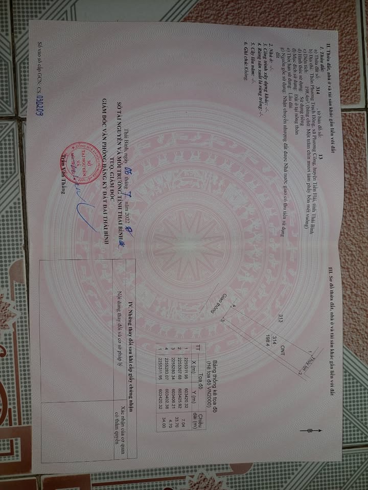 Đất chính chủ Phương Công Tiền Hải 198.4m² giá thỏa thuận - Cơ hội đầu tư hấp dẫn!