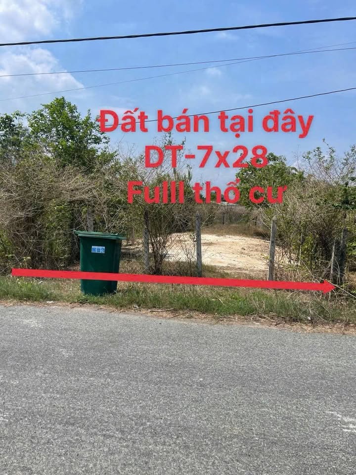 Đất thổ cư Củ Chi 161m² giá 1.3 tỷ - Mặt tiền đường nhựa thông thoáng!